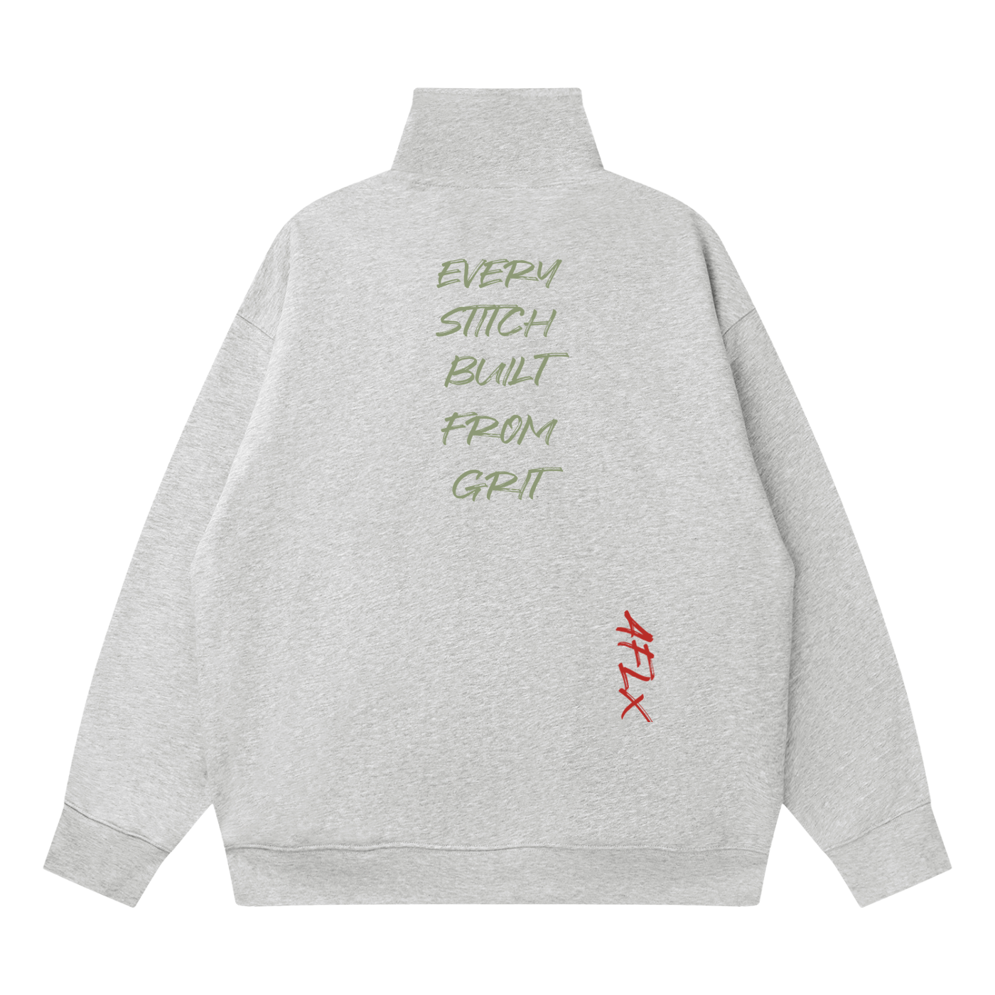 Quarter-Zip Drop Shoulder Sweatshirt