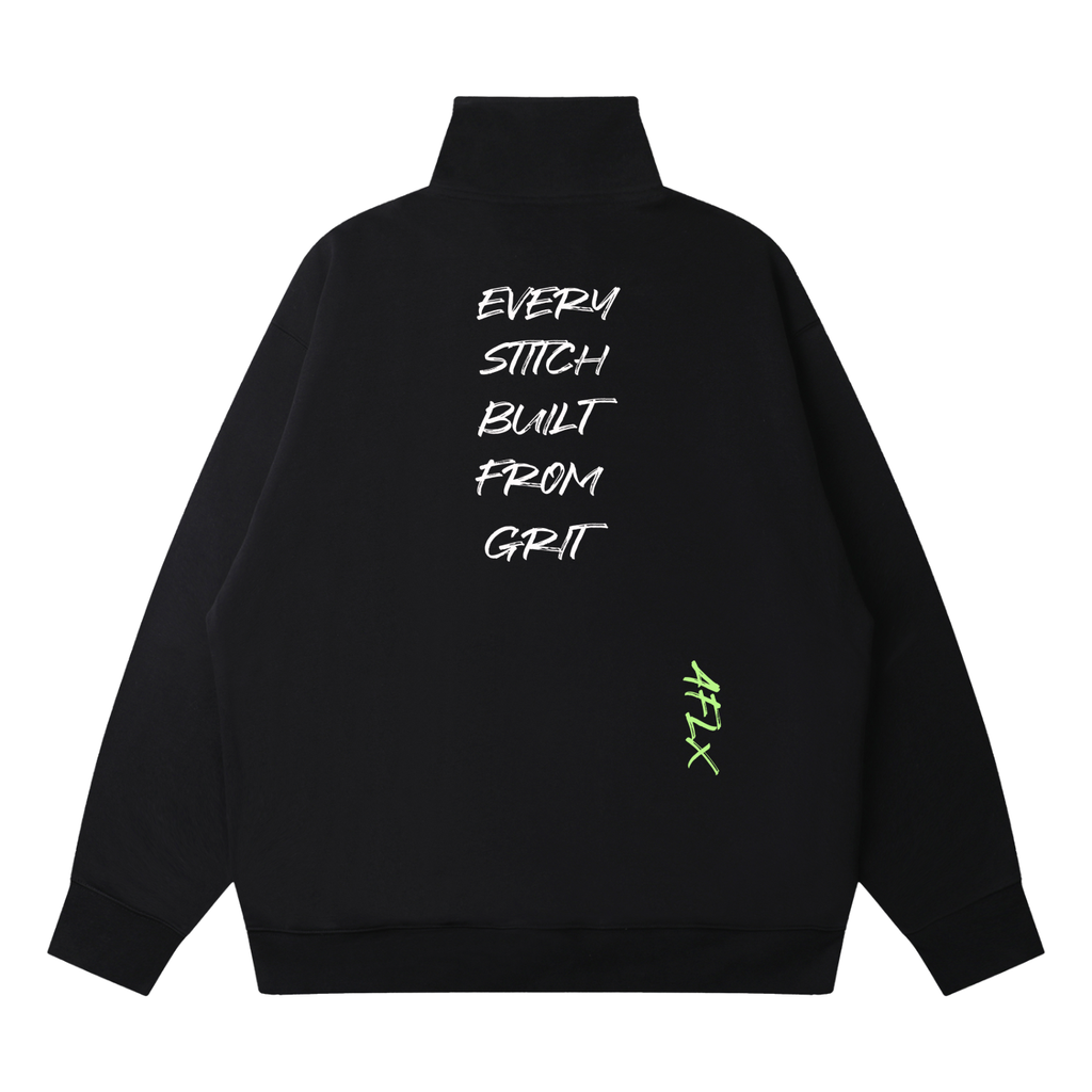 Quarter-Zip Drop Shoulder Sweatshirt