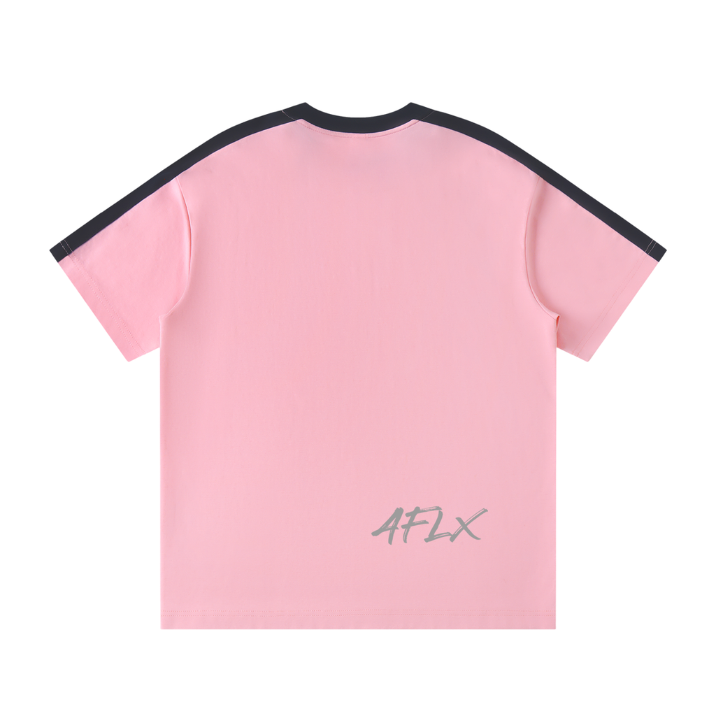 Unisex Colorblock Striped T-Shirt