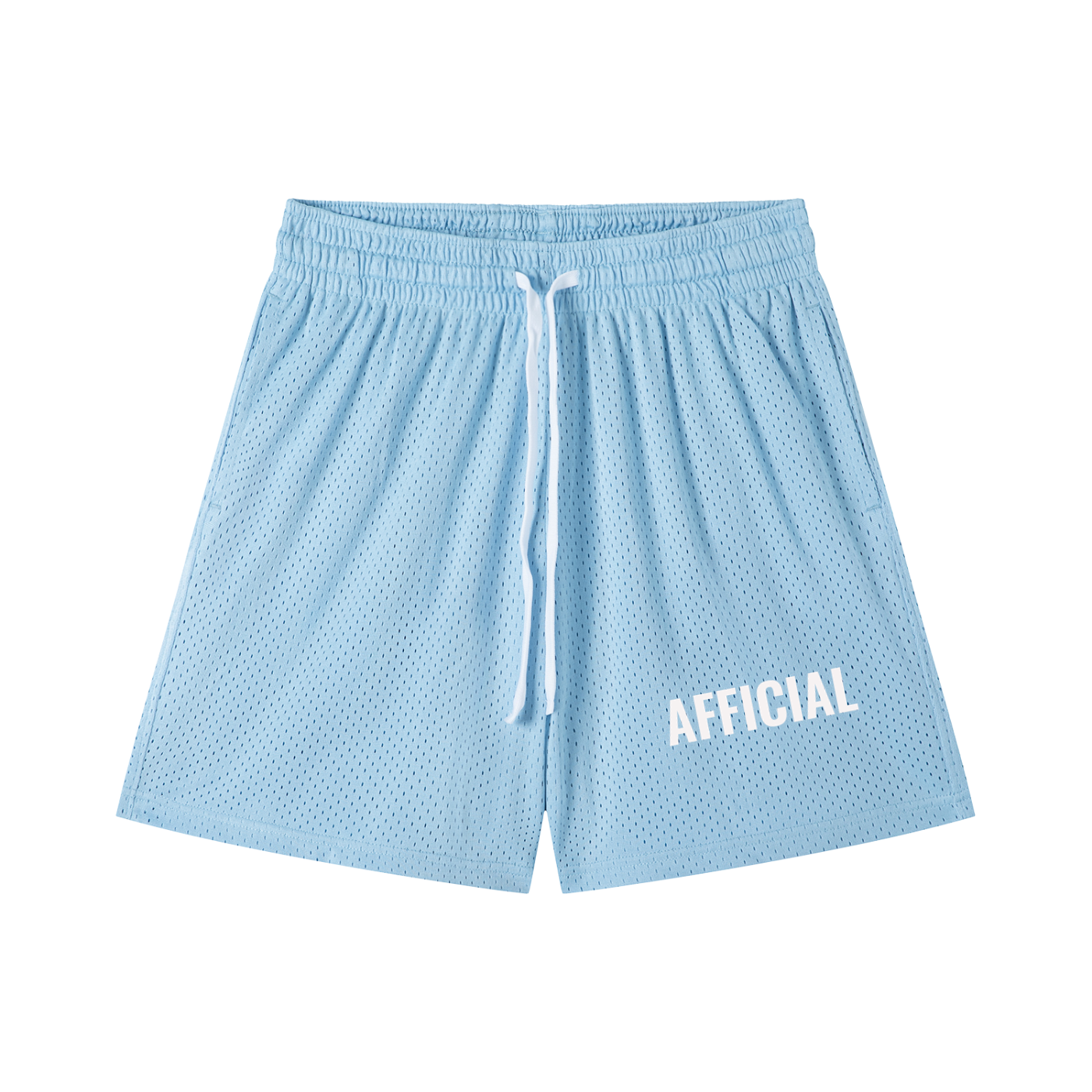 Mesh Drawstring Shorts