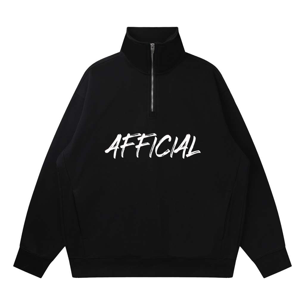 Quarter-Zip Drop Shoulder Sweatshirt