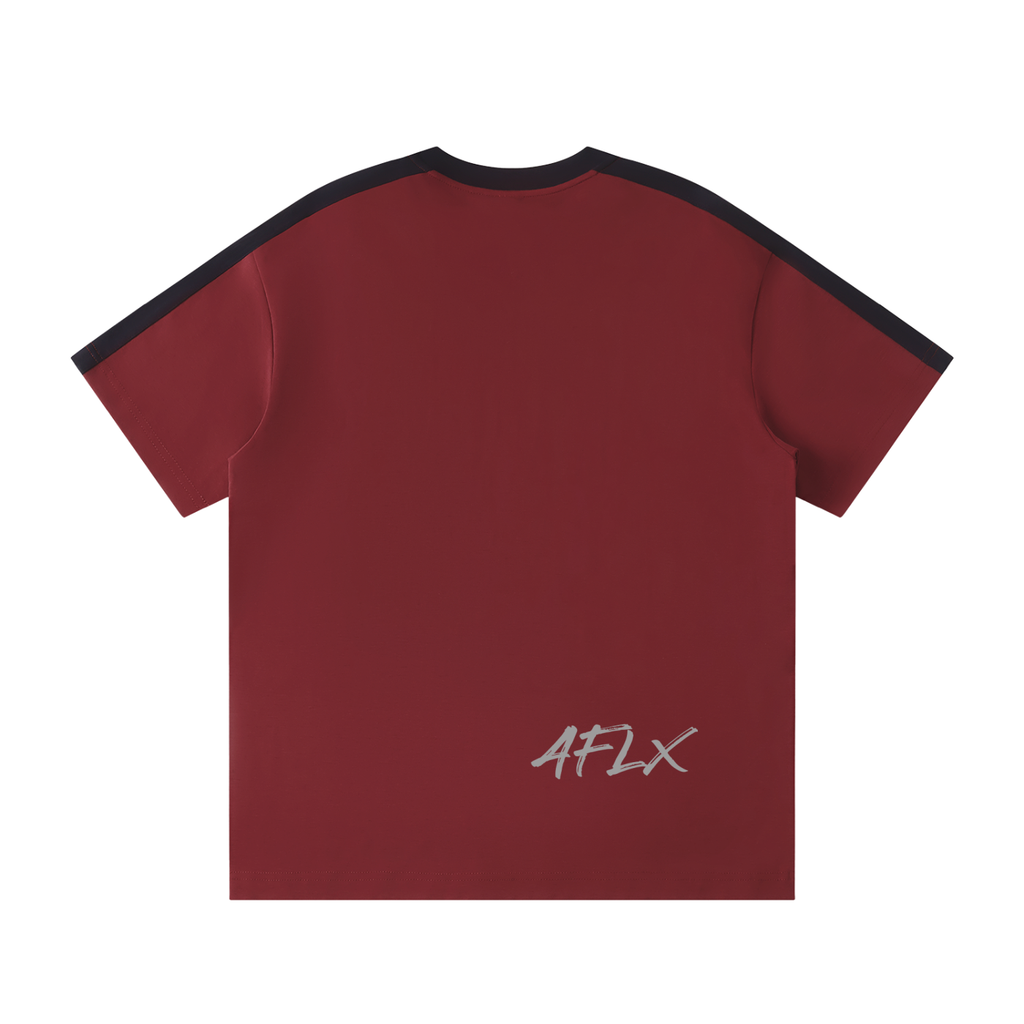 Unisex Colorblock Striped T-Shirt