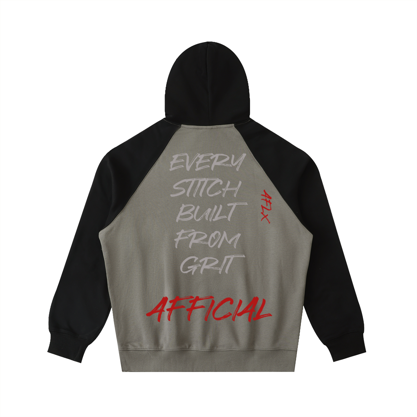Color-Block Raglan Sleeve Hoodie