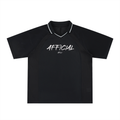 Striped V-Neck Soccer Jersey