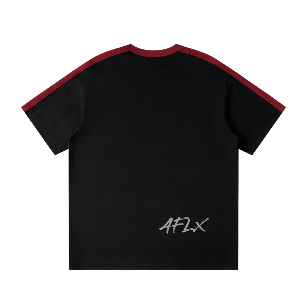 Unisex Colorblock Striped T-Shirt