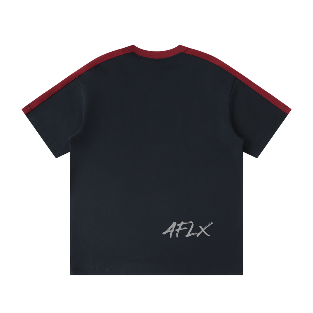 Unisex Colorblock Striped T-Shirt