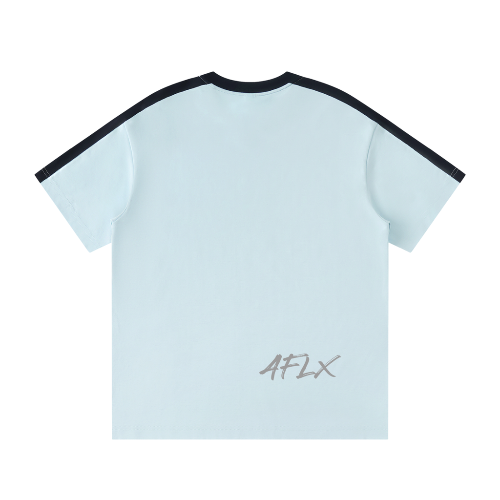 Unisex Colorblock Striped T-Shirt