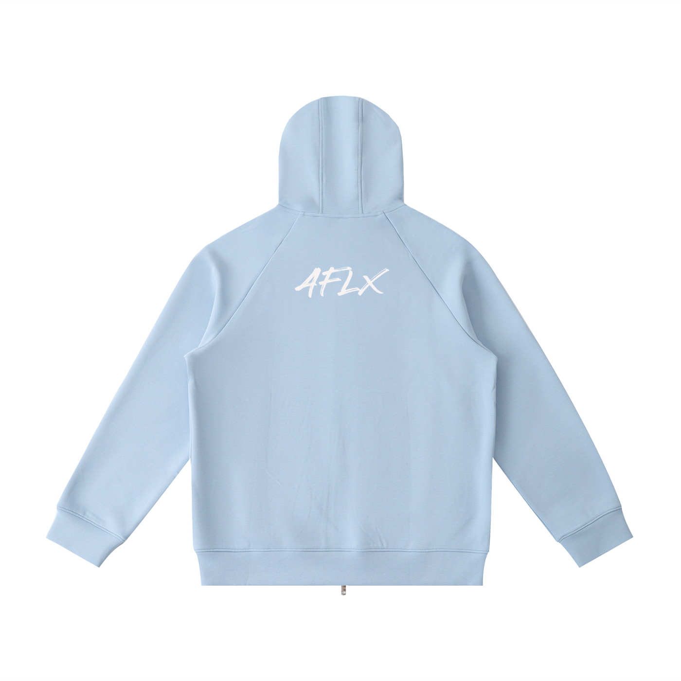Heavyweight Raglan Sleeve Zip Hoodie