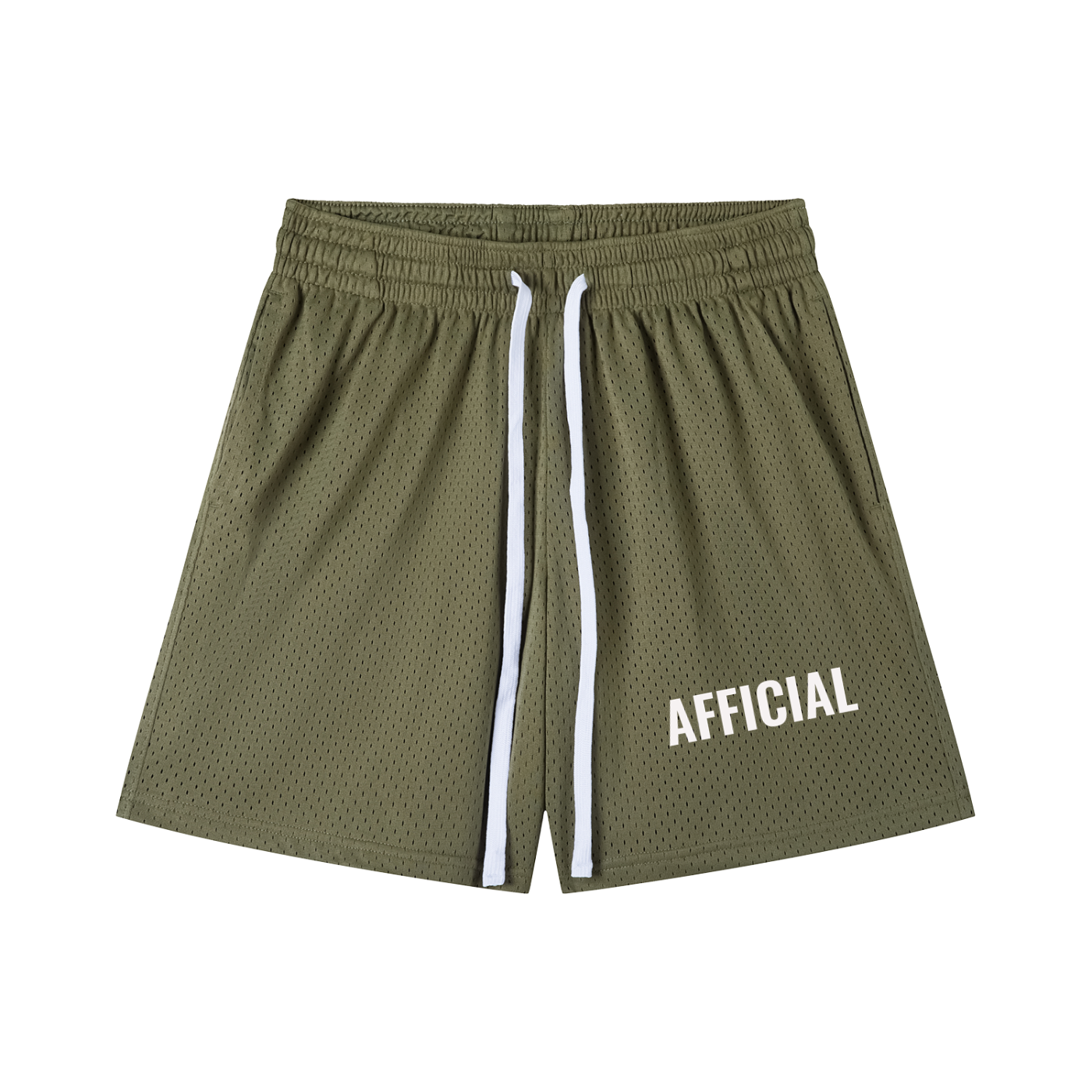 Mesh Drawstring Shorts