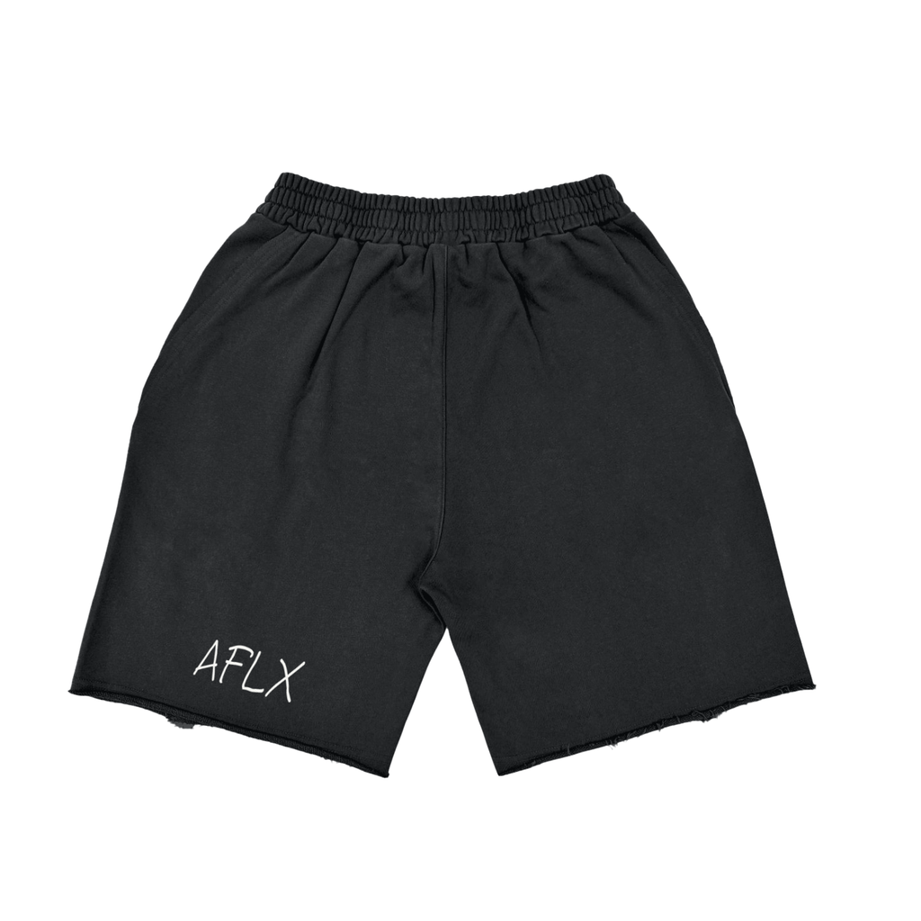Vintage Washed Tiger Stripes Short Pants