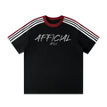 Unisex Colorblock Striped T-Shirt