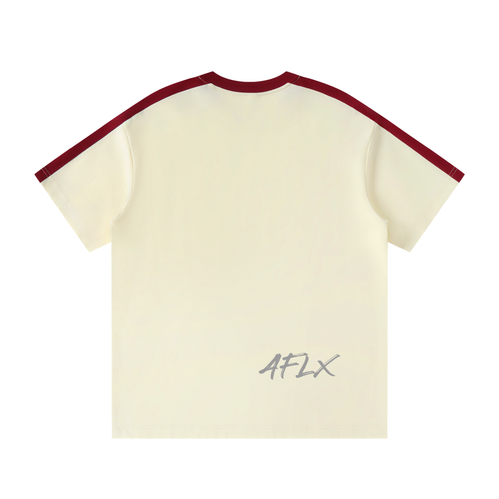 Unisex Colorblock Striped T-Shirt