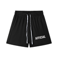 Mesh Drawstring Shorts