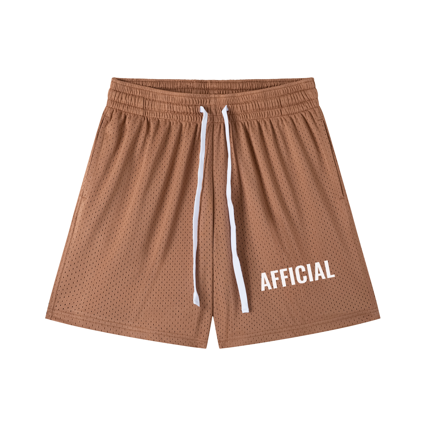 Mesh Drawstring Shorts