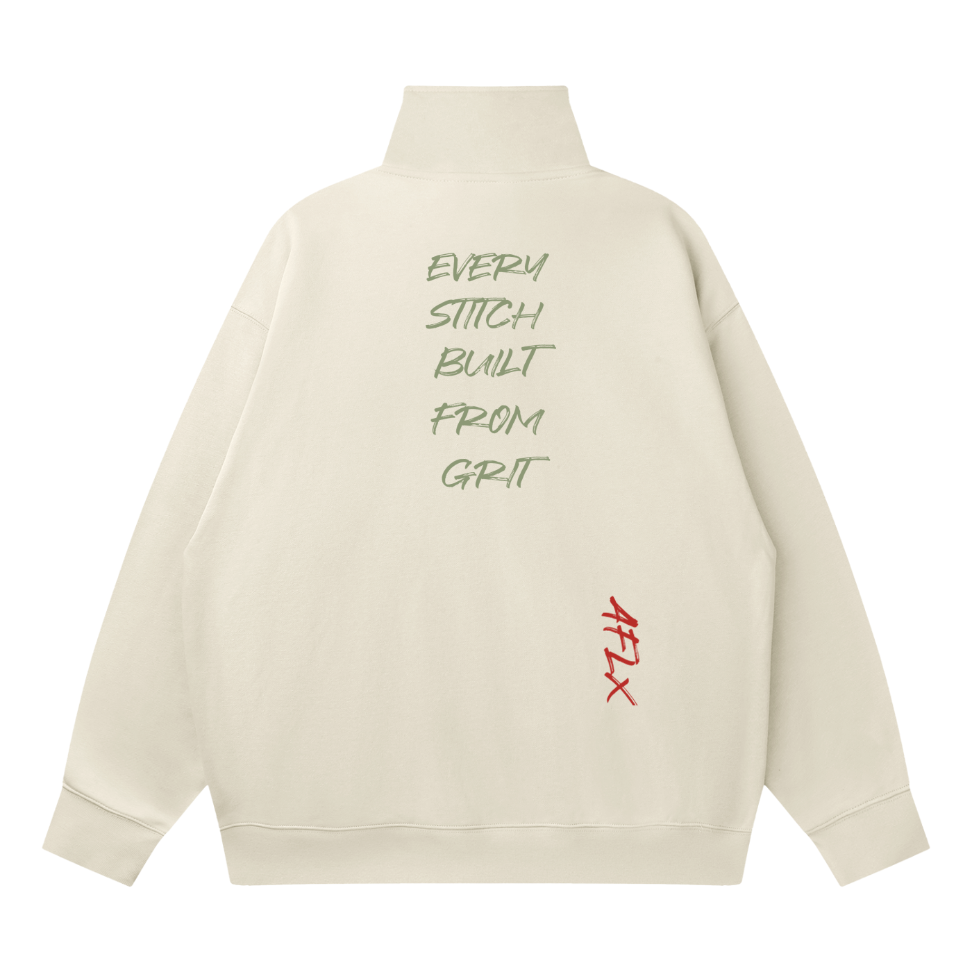 Quarter-Zip Drop Shoulder Sweatshirt