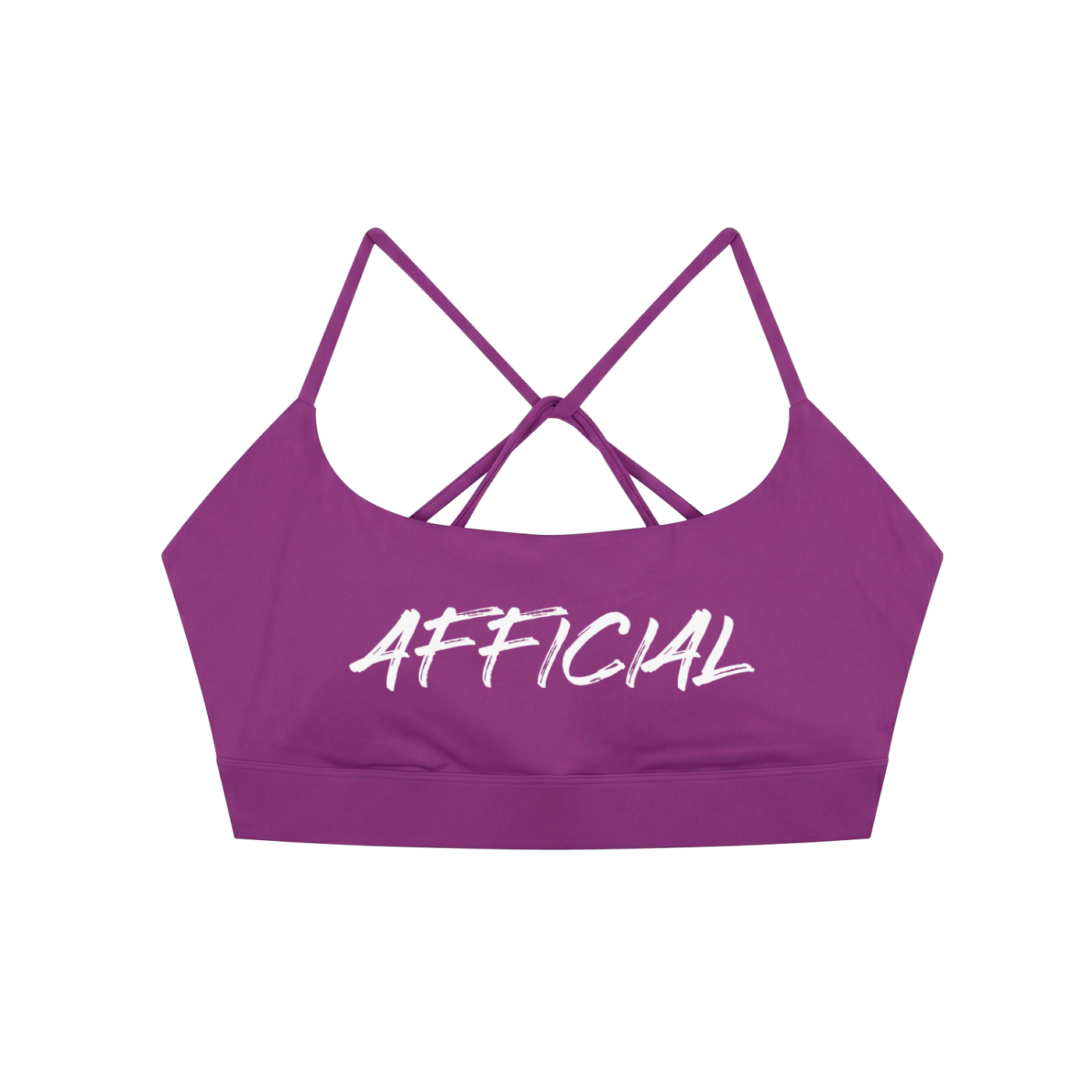 Strappy Criss Cross Yoga Sports Bra
